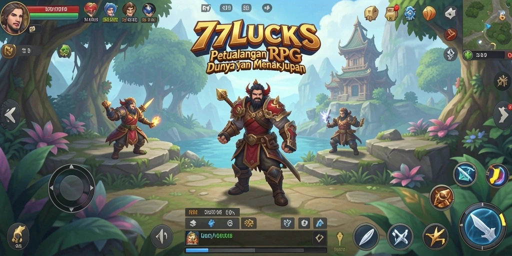 Gameplay seru dalam dunia RPG penuh petualangan.