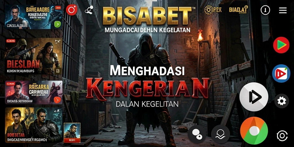 Screenshot menunjukkan momen mencekam dalam gameplay BISABET.