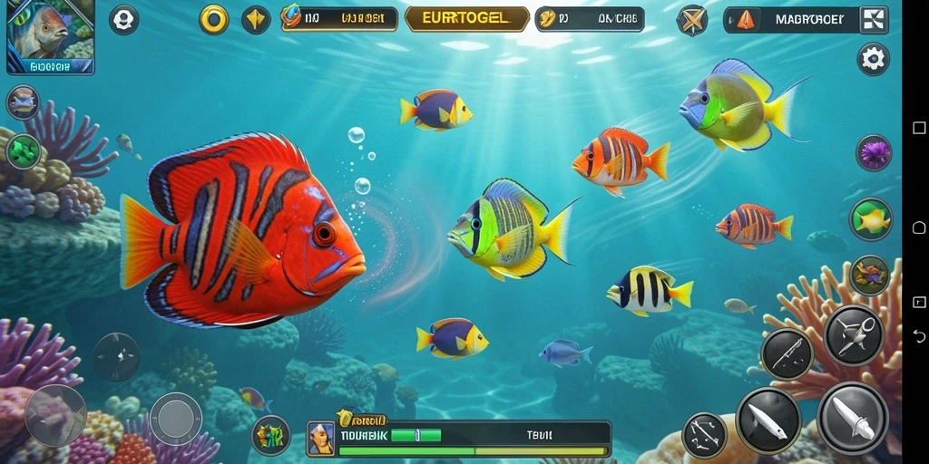 Screenshot gameplay Tembak Ikan yang menarik dan seru.