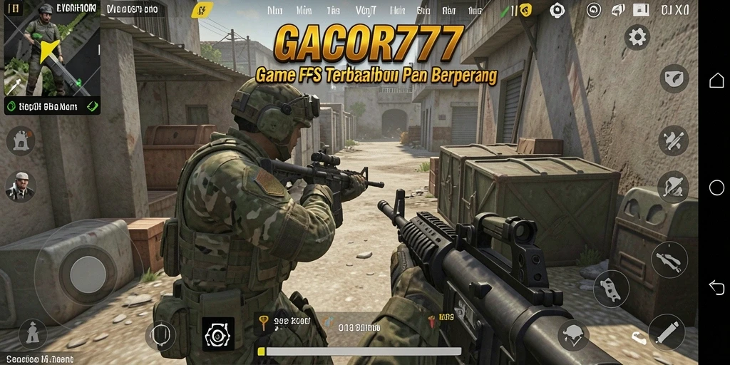Screenshot GACOR777 menampilkan aksi tembak-menembak yang mendebarkan.