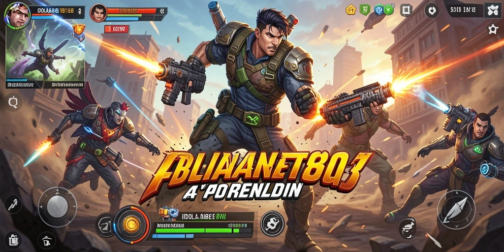 Tampilan gameplay seru dalam IDOLABET88 dengan karakter bertarung.