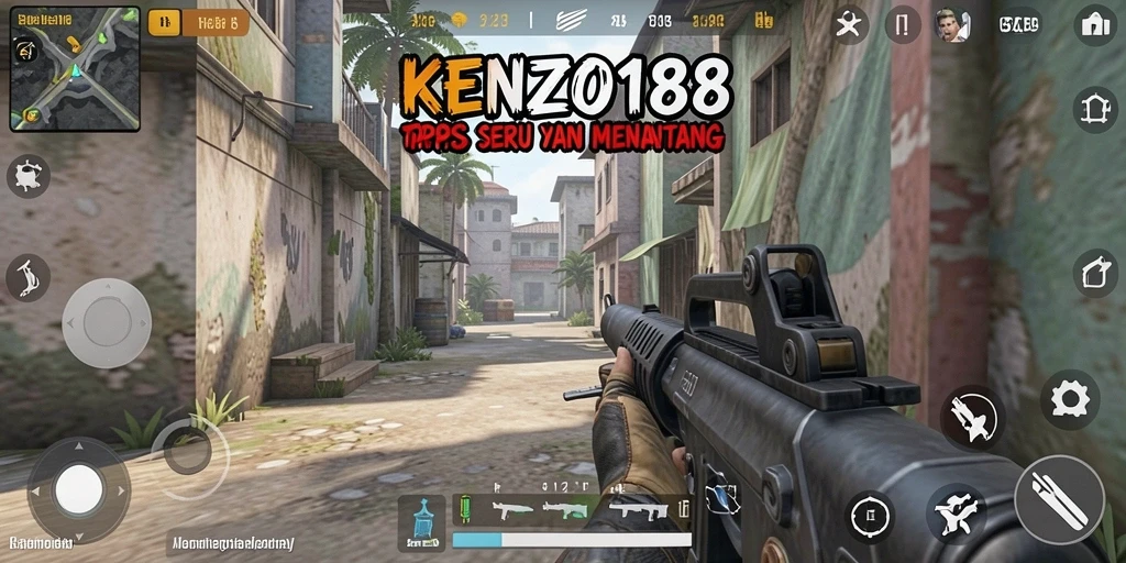 Tampilan gameplay KENZO188 yang seru dan menegangkan.