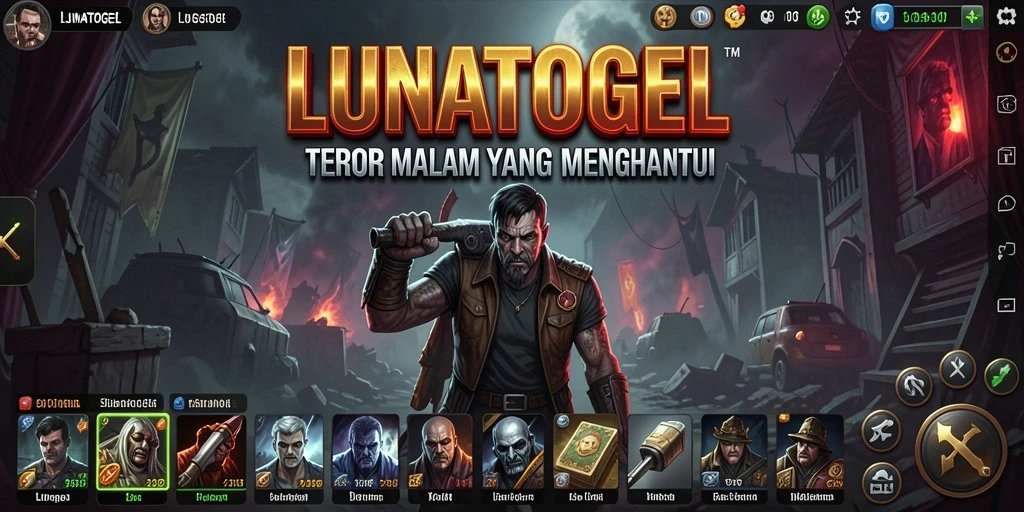Gameplay seram LUNATOGEL yang penuh ketegangan.