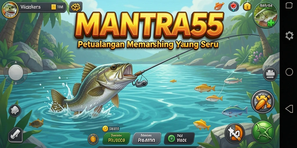 Tangkapan besar di sebuah adegan memancing menakjubkan.