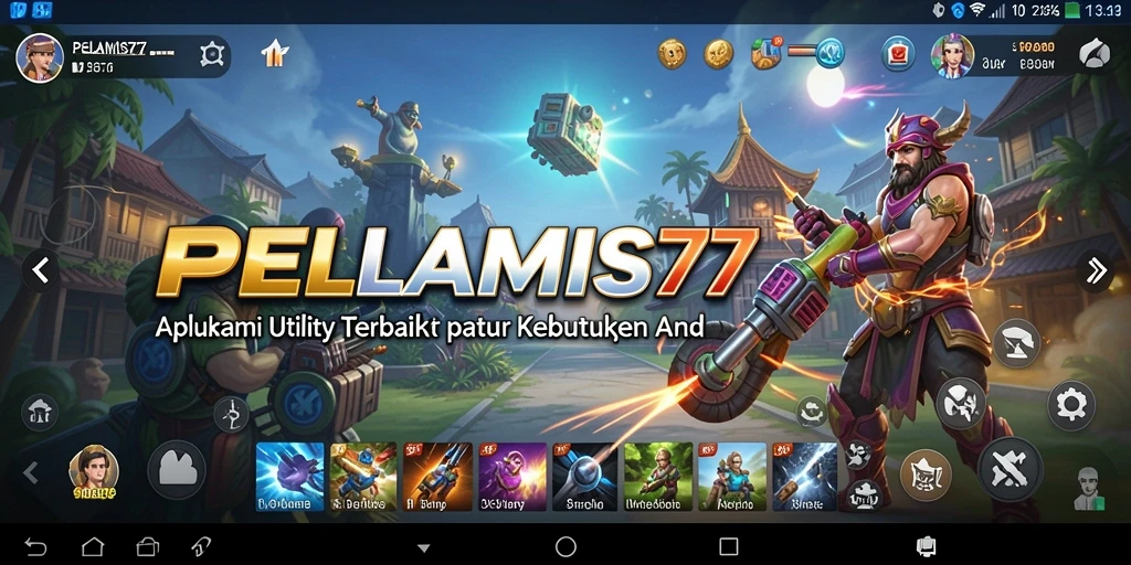 Tampilan aplikasi PELAMIS77 yang sederhana dan fungsional.