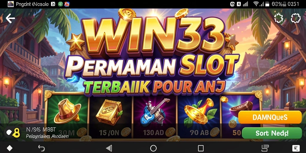 Gambaran gameplay seru dalam permainan Slot WIN33.