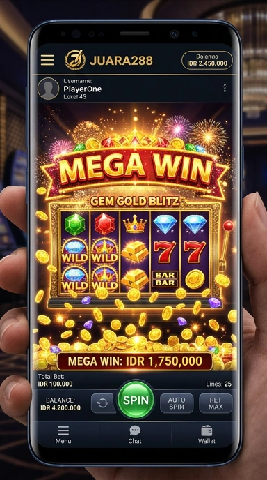 Tampilan antarmuka juara288 yang menarik dan mudah digunakan.